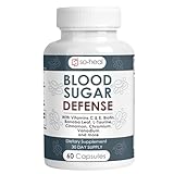 Sugar Shield Defense Supplement - Cinnamon, Chromium, Vanadium, Triple Protection for Heart, Metabolism, Energy - 60 Capsules, Made in USA