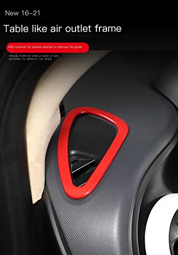 Cadre climatisation Smart 453 carbone habillage intérieur - 3