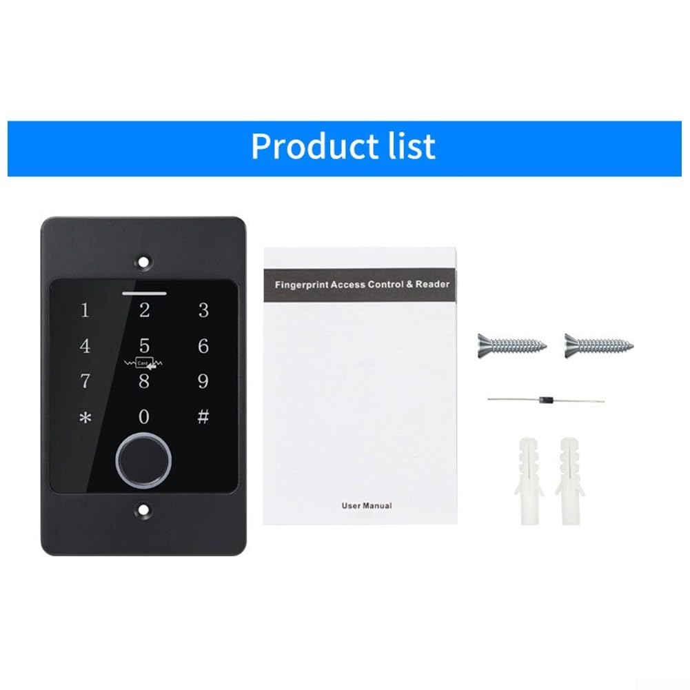 IP66 Wasserdicht für TUYA WiFi Fingerabdruck Türschloss, Smart Elektronische Tastatur mit Fernbedienung App Steuerung, Zinklegierung Sicherheitsschloss für Outdoor Home Office, Einfache