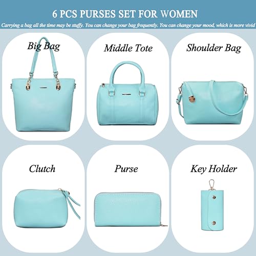 Image of 2E-youth Designer Purses and Handbags for Women Satchel Shoulder Bag Tote Top Handle Bag