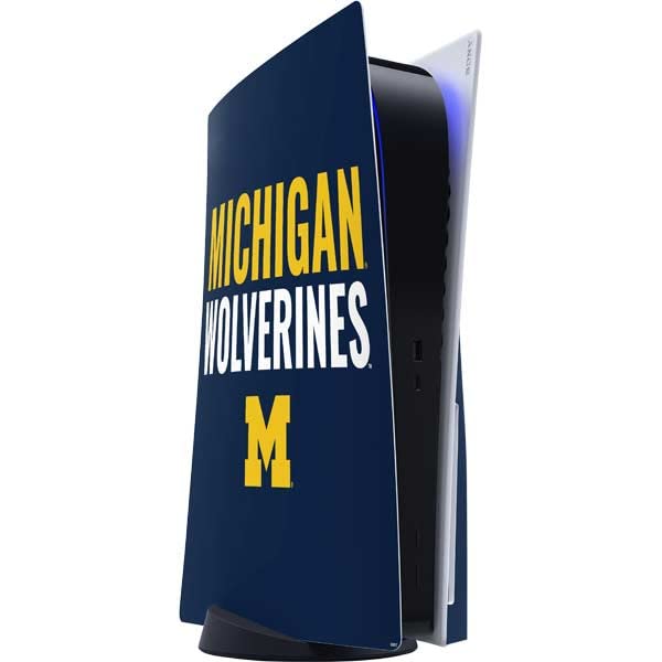 Skinit Decal Gaming Skin Compatible with PS5 Console - Officially Licensed University of Michigan Wolverines M Design