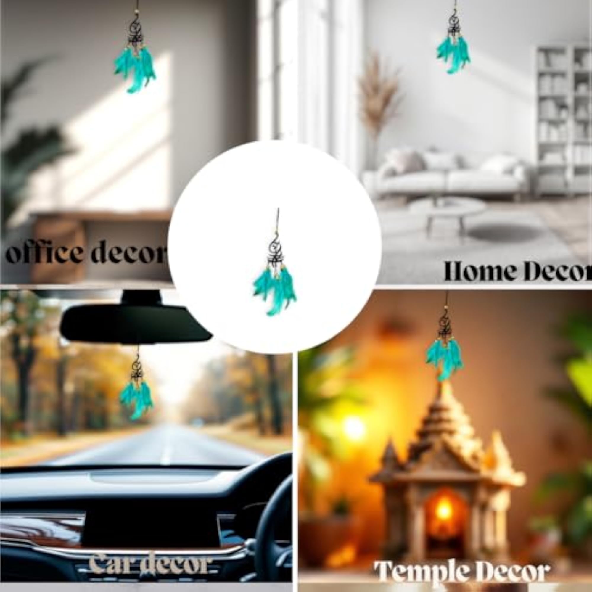 Om Rama Dream Catcher Car Hanging Ornament