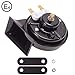 Evermotor Universal Lautes Horn Hupe für Autos und Motorräder 12V 500 Hz 118 db