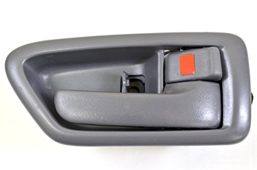 PT Auto Warehouse TO-2562G-RS - Interior Inside Door Handle/Trim, Gray - Right Passenger Side, Replaces 69205AA010B0, 69277AA010B0, 69277AA010G0, 69205AA010G0, 69205AA010B1