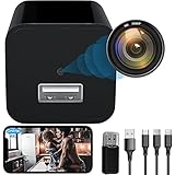 USB Hidden Camera Wall Charger WiFi, DZFtech Mini Spy Camera with Motion Detection, Indoor Surveillance Camera Wireless Hidden Cell Phone app Nanny Cam for Home Security and Office