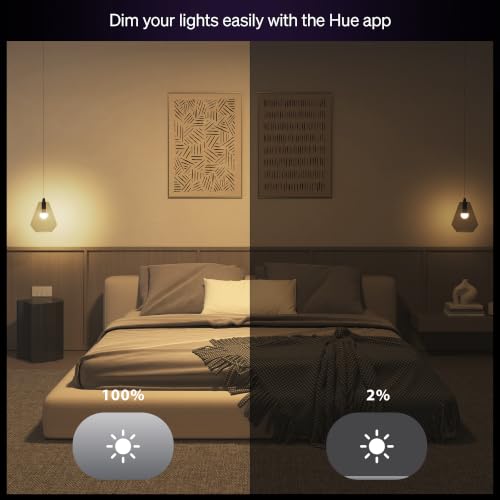 Philips Hue Essential Smart LED A19 Bulb, 4-Pack - image 4