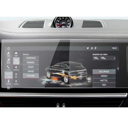 Écran de navigation 12,3 pouces pour Porsche Cayenne verre trempé GPS