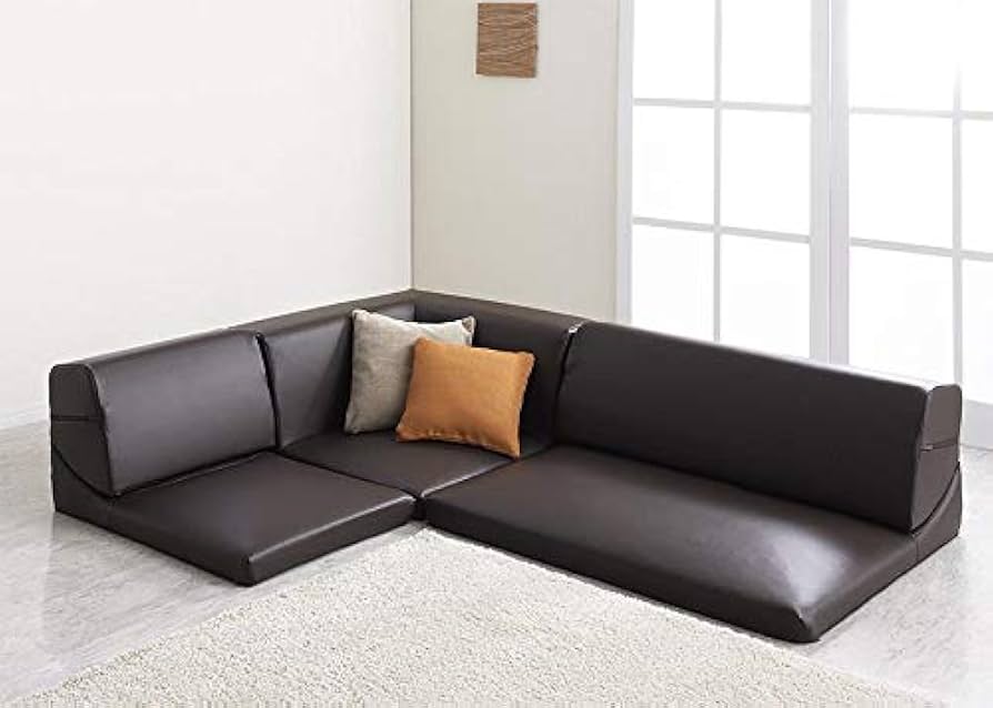 値段交渉します！コーナーソファーブラウン 楽天市場】カウチソファ ソファセット L字 脚付き 4人掛け l字