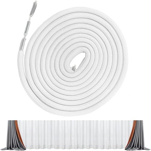 10 Meters Curtain Weights for Hems 30g per Meter Heavy Lead Tape with Polyester Wrap Durable Curtain Wire for Drapes & Shower Curtains Reusable Hem Weight