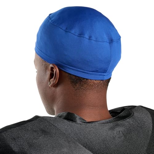 Image of Under Armour Unisex Football Skull & Wave Cap, Cooling Helmet & Hair Cap with 4-Way Stretch & Elastic Fabric, OSFA
