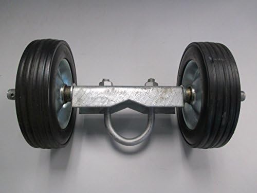 5.75" Rolling GATE Carrier Wheels: for Chain Link Fence Rolling Gates - rut Runner