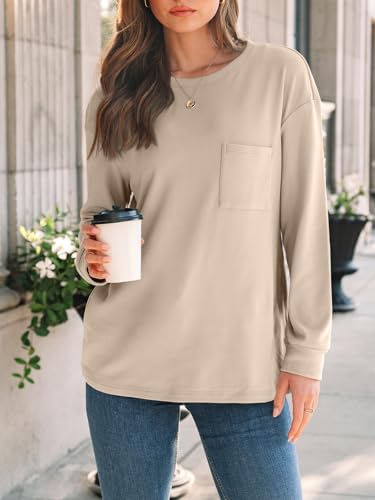 Image of AUTOMET Womens Long Sleeve T Shirts Crewneck Sweatshirts