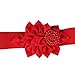 MOAIYU Flower Pattern Waistband Ladies Stylish Wide Stretch Belt Sophisticated Belt for Ladies Fashionable Dress Accessory