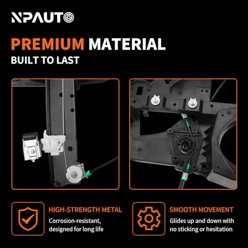 Image of Front Left Power Window Regulator with Panel Without Motor for Expedition