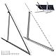 ECO-WORTHY Solarpanel Halterung, 1140mm Solarmodul Halterung, Halterung Balkonkraftwerk für 100W-400W Solarpanel, Adjustable 0-90° Halterung für Solarpanel