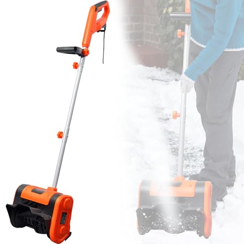Souffleuse à neige électrique de 1800W à balayage large de 30cm