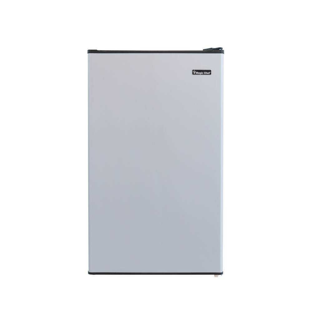 3.3 Cubic Foot Refrigerator with Freezer (Stainless Look)