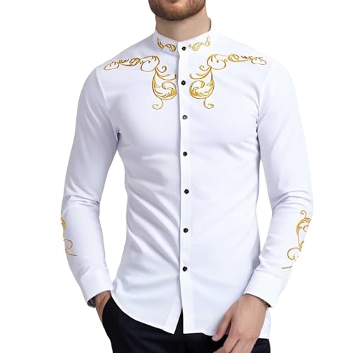 Chemises pour hommes habillées haut de gamme en taille 4XL pour un style tendance au quotidien