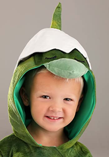 Disfraz infantil de Pterodáctilo Dino verde 4T miniatura 4