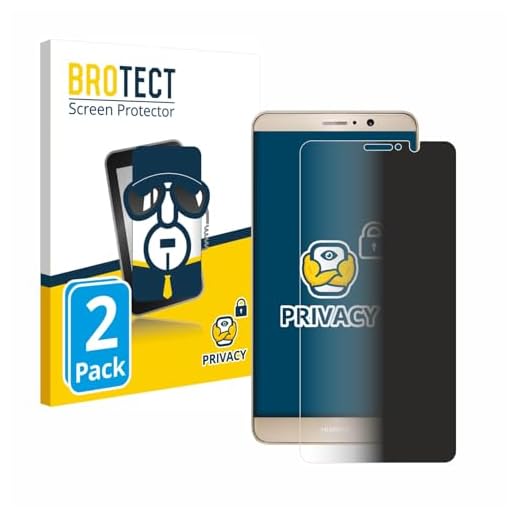 brotect (2 Pezzi Pellicola Privacy per Huawei Mate 9 [Anti-Spy, Pellicola Protettiva Chiara, Blue Light Filter]
