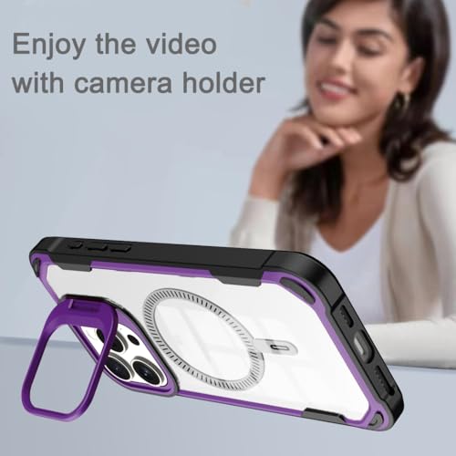 Coque iPhone 15 Pro Max avec protection d'écran intégrée et support