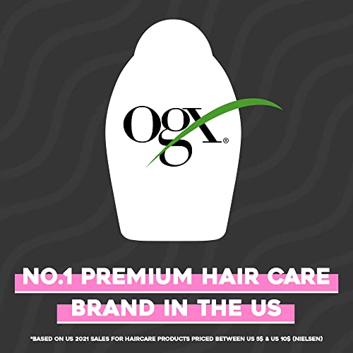 OGX Purifying + Charcoal Detox Coconut Conditioner For Dry Hair For Buildup Removal And Light Nourishment, No Sulfates, 385Ml, 1 Count