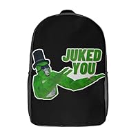 FJQWKLF Backpack, 3d Printed Large Capacity Laptop Backpack Travel Casual Bag Cartoon BookbagGorilla Monkey Tag