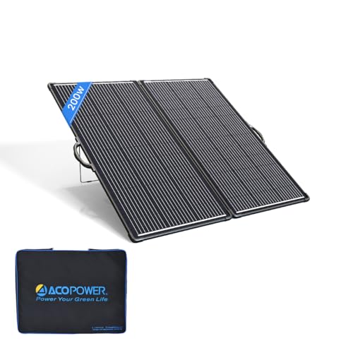 ACOPOWER 200W Mono Lightweight Portable Solar Suitcase,