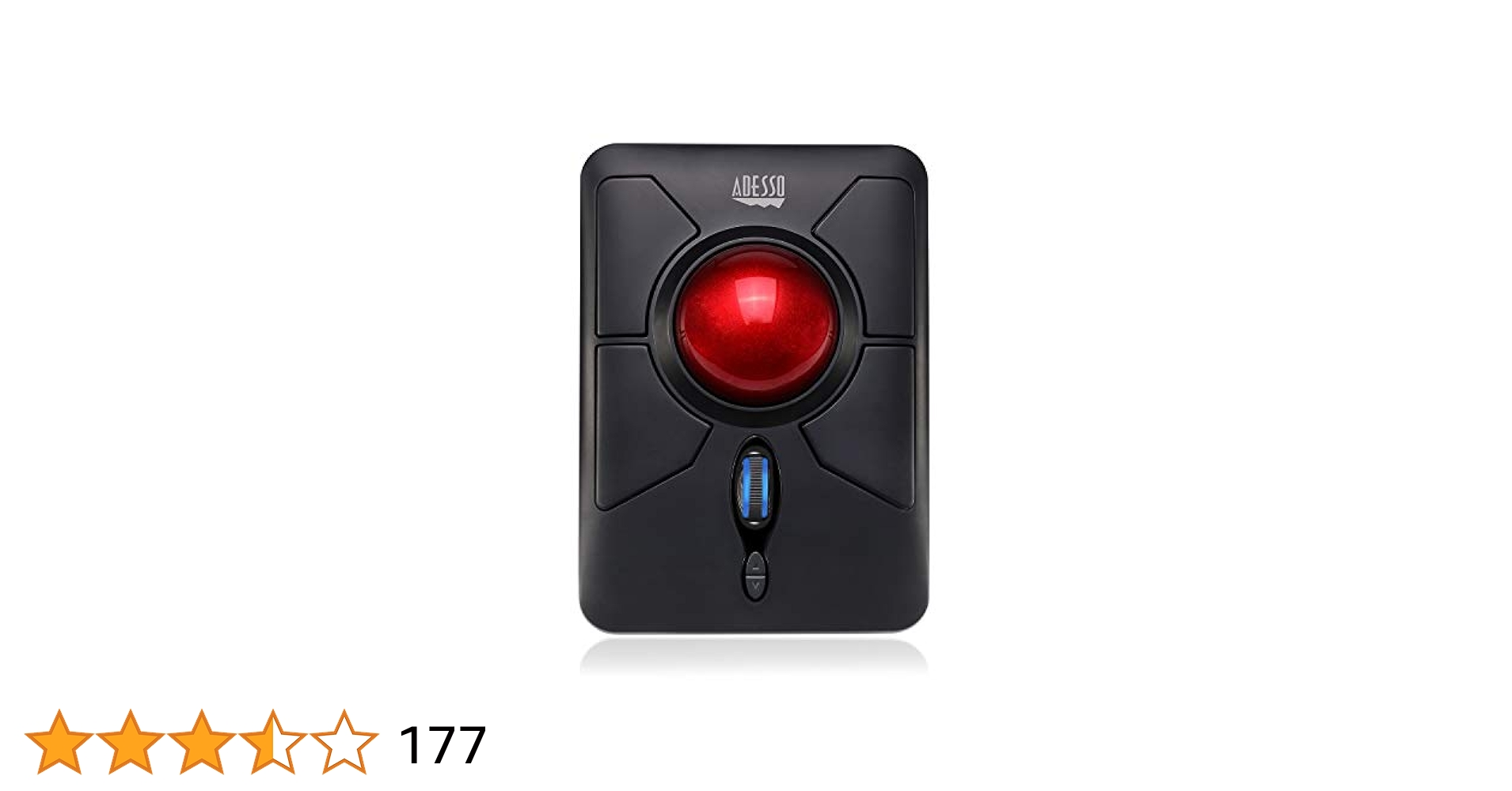 ADESSO iMouse T50 トラックボール Wireless Programmable Ergonomic Trackball Mouse - Adesso
