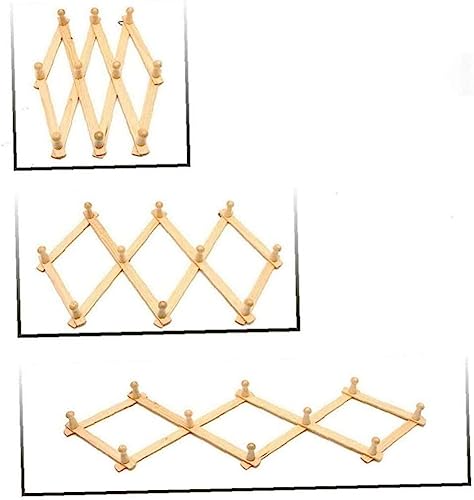Opiniones y reviews de Ganchos para percheros de madera favoritos de las personas. 26 Imagen adicional