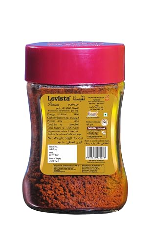 Levista Premium Blended Coffee 50g | 80% Coffee | 20% Chicory