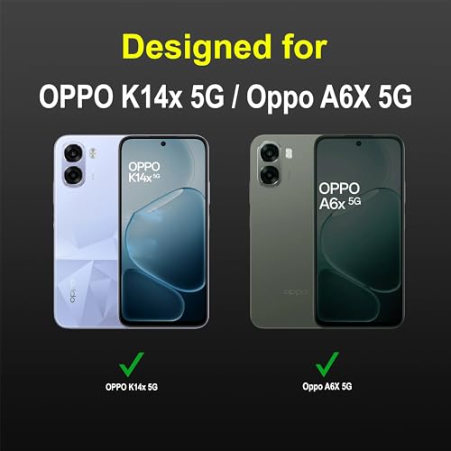 Image of Zapcase Back Case Cover for Oppo K14x 5G | Compatible for Oppo K14x 5G Back Cover | Liquid Silicon Magic Case with Camera Protection | Black