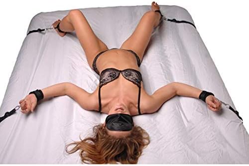 Under Bed Sturdy Nylon Straps Ankle Wrist Under Bed System Straps Set Kit Couples