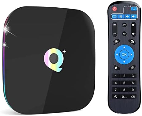 Andriod 10.0 TV Box 4GB RAM 32GB ROM with H616 Quad-core Android TV Box Supports 2.4GHzWiFi/100M LAN/6K 3D Ultra Clear/H.265 Decoding/USB2.0 Smart Andriod Box