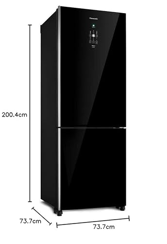 Geladeira Panasonic Frost Free 480L A+++ Black Glass – NR-BB71GVFB