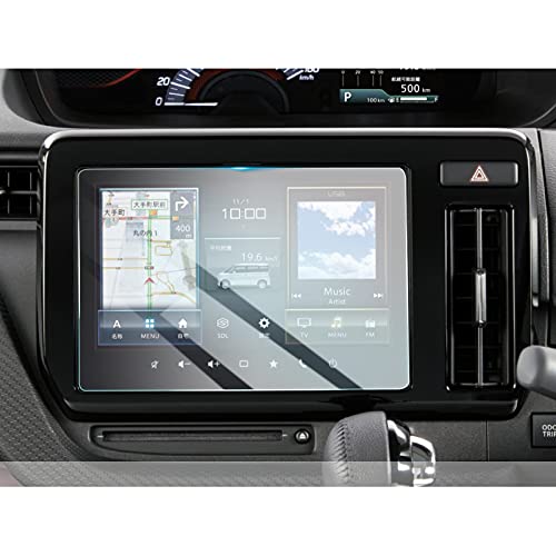 HUAHAO 強化ガラス 新型 スズキ ソリオ MA37S MA27S 専用 カーナビ 保護フィルム 9インチ 超音波研磨技術 汚れ防止 9