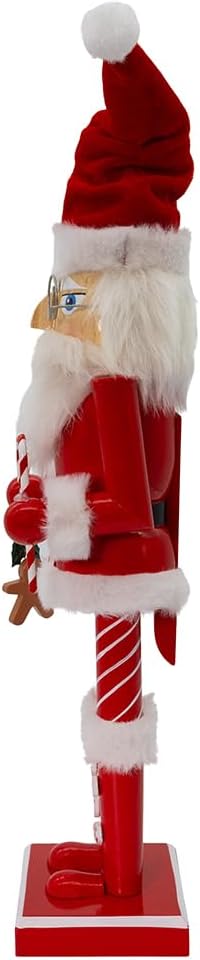 Kurt Adler 15-inch Wooden Santa Claus Nutcracker