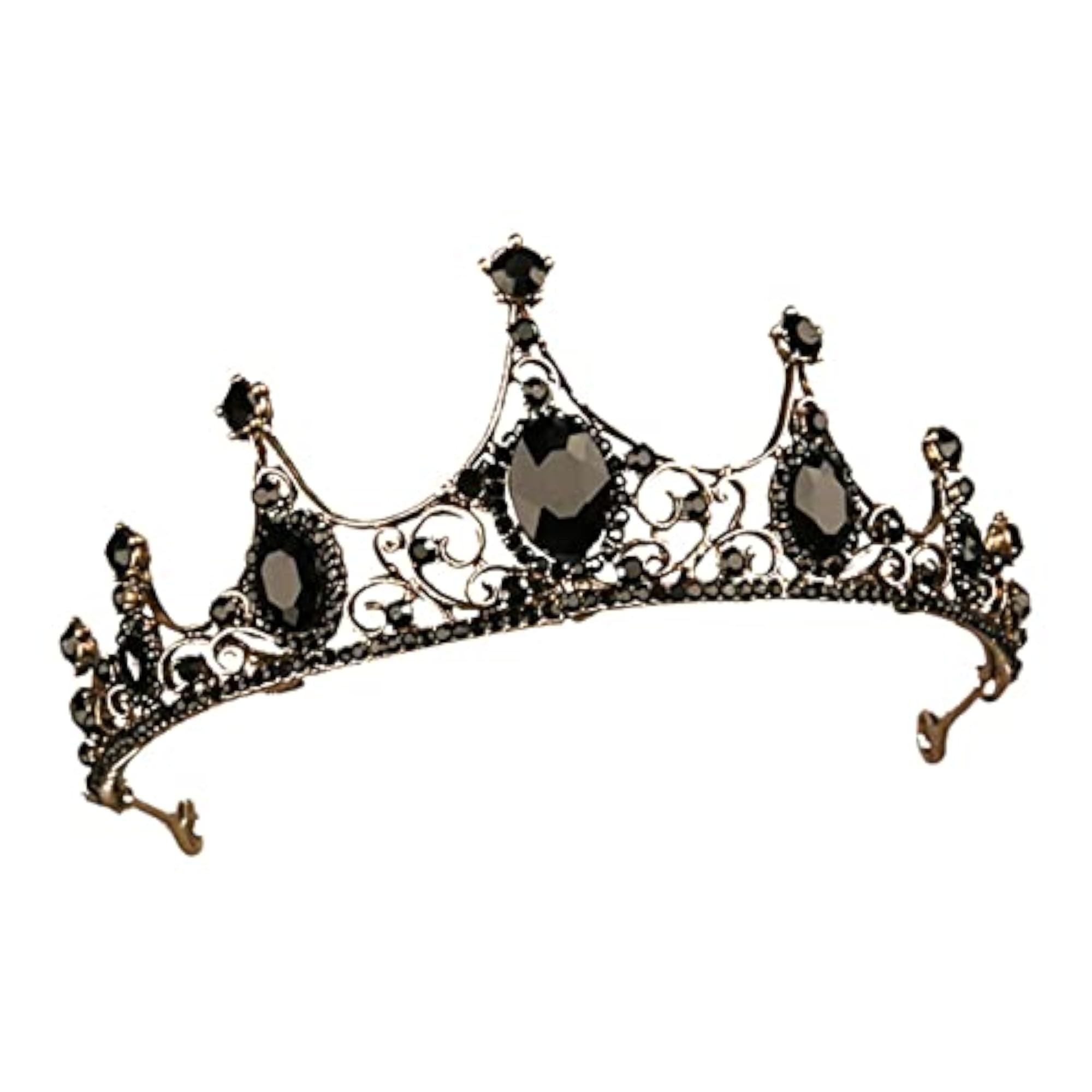 Baroque Style Rhinestone Crowns Tiaras Headband