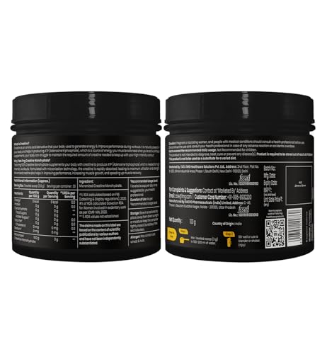 Image of TATA 1MG Creatine Monohydrate | 100% Pure, Micronized | No Additives, No Preservatives | Zero Calories | Boosts Strength, Power & Recovery | Fast Absorption | Unflavoured,100gm