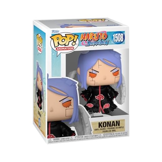Funko Pop! Animation: Naruto - Konan - Figura de Vinilo Coleccionable - Idea de Regalo- Mercancia Oficial - Juguetes para Niños y Adultos - Anime Fans - Muñeco para Coleccionistas y Exposición