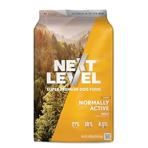 Next Level Normally Active, All Life Stages, Super Premium Dog Food (40 Pound)