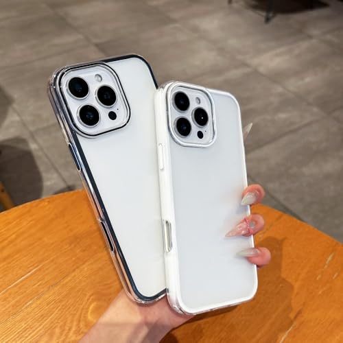Coque iPhone 16 Pro Max mate jaune avec boutons indépendants - 4