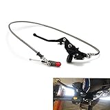 SXMOTO Motorcycle 1200mm Hydraulic Clutch Lever Master Cylinder for 125CC-250CC 150CC 200CC Dirt Pit Bike - Black