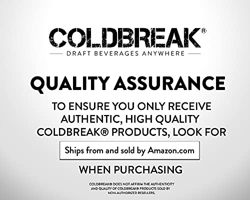 Coldbreak - CBJB30QT1T Jockey Box, 1 Tap, Stainless Pass Through, 30 Quart Cooler, 50' Coil, Stainless Steel Shanks, Includes Stainless Faucet, White (1T30MPT)