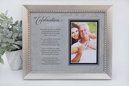 MemorialRemembrance-Photo-Frame-with-Inspirational-A-Celebration-of-Life-Poem-Sympathy-Gift-for-Loss-of-Loved-One-Silver MemorialRemembrance Photo Frame with Inspirational A Celebration of Life Poem Sympathy Gift for Loss of Loved One Silver