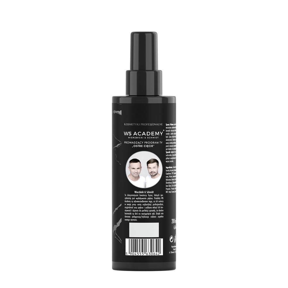 Spray WS Academy termoochronny zwiększający objętość do włosów 200 ml
