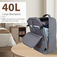 Romswi 21In Carry Sets, Expandable Carry On Luggage Set with Backpack, PC+ABS Hardside Carry-On Suitcase Set with YKK Zipper & Spinner Wheels Silver — image 5