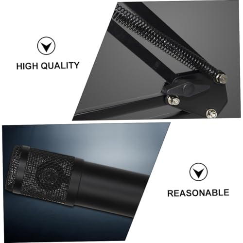 Microphone à condensateur USB cardioïde avec pied réglable pour podcast