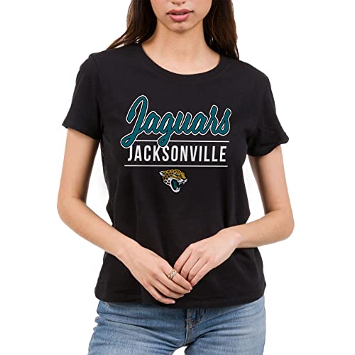 Junk Food Clothing x NFL - Jacksonville Jaguars - Fan Favorite - Women's Short Sleeve Fan T-Shirt - Size X-Large