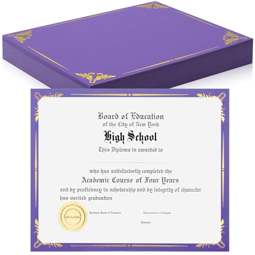 Couverture de diplôme Fainne violette pour célébrer vos compétitions scolaires et sportives